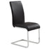 MAXIM-SIDE CHAIR-BLACK 2 Pcs