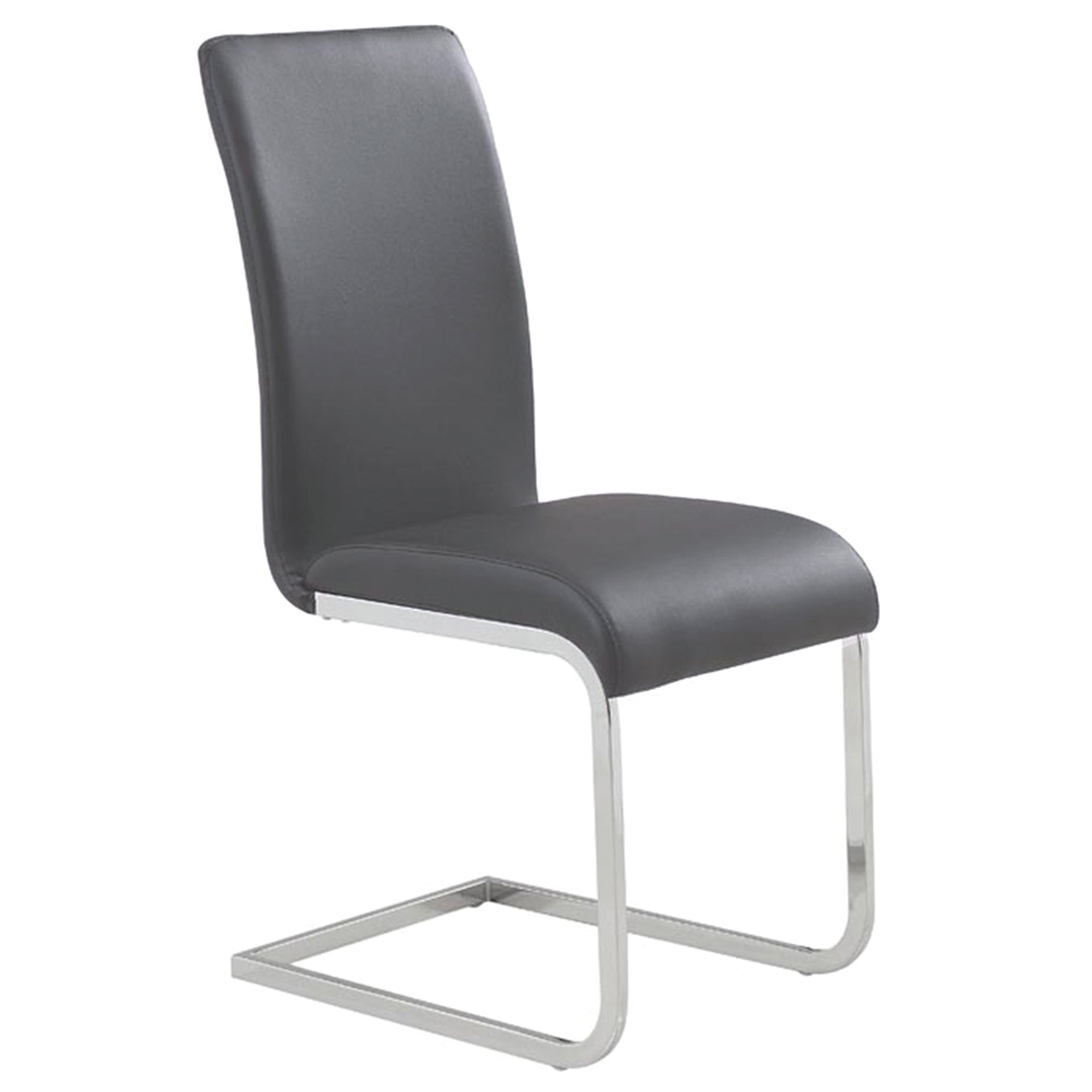 MAXIM-SIDE CHAIR-GREY 2 Pcs