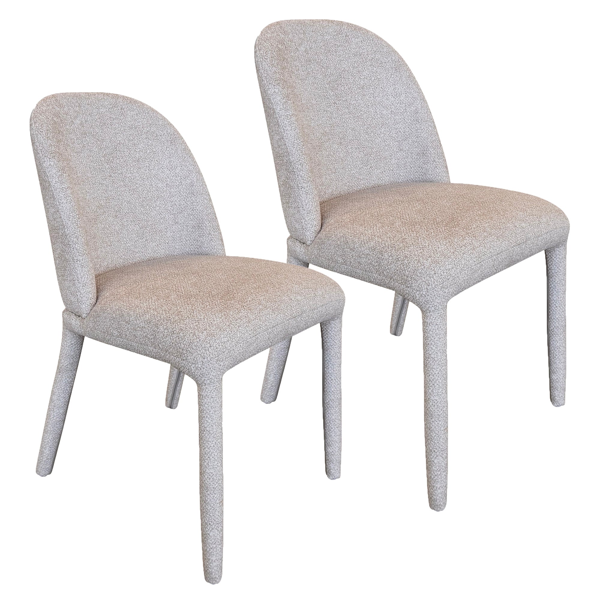 KIARA-DINING CHAIR-BEIGE 2 Pcs