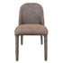 KIARA-DINING CHAIR-BROWN 2 Pcs