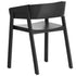 MATEO-DINING CHAIR-BLACK 2 Pcs