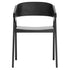 MATEO-DINING CHAIR-BLACK 2 Pcs