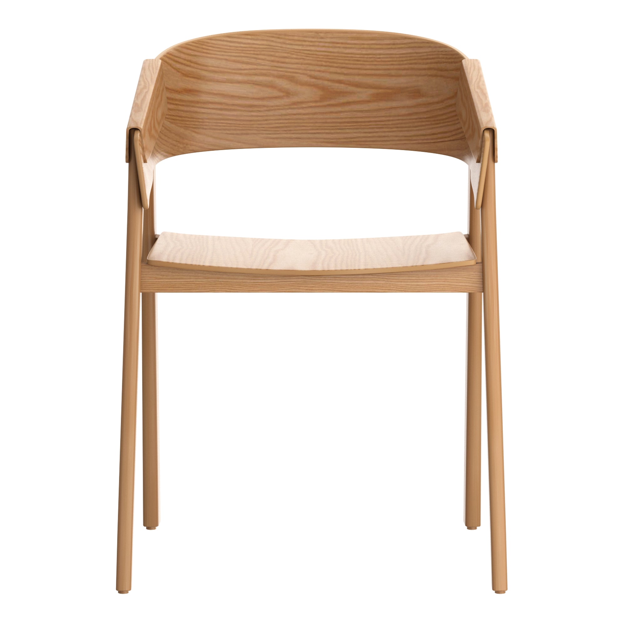 MATEO-DINING CHAIR-NATURAL 2 Pcs