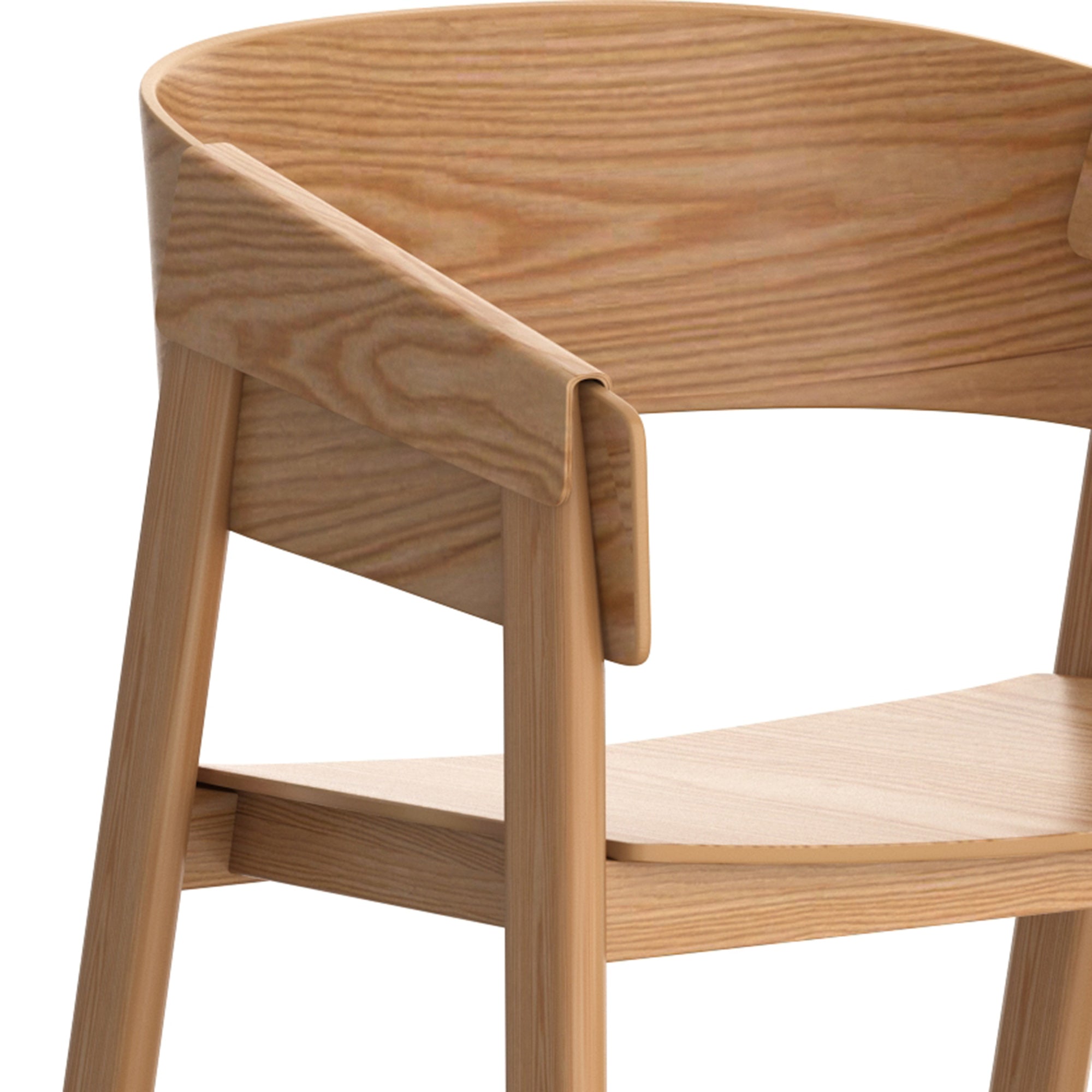 MATEO-DINING CHAIR-NATURAL 2 Pcs
