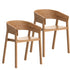 MATEO-DINING CHAIR-NATURAL 2 Pcs
