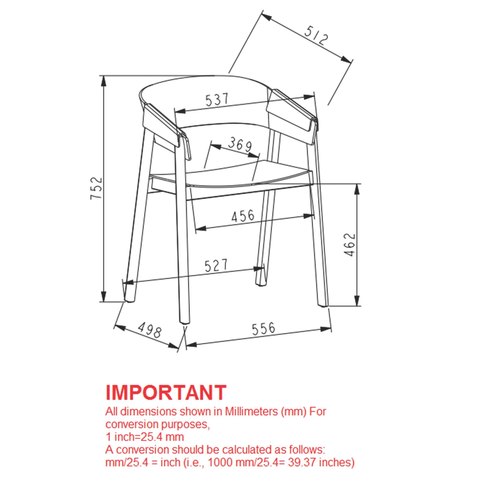 MATEO-DINING CHAIR-NATURAL 2 Pcs