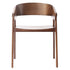 MATEO-DINING CHAIR-WALNUT 2 Pcs