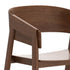 MATEO-DINING CHAIR-WALNUT 2 Pcs