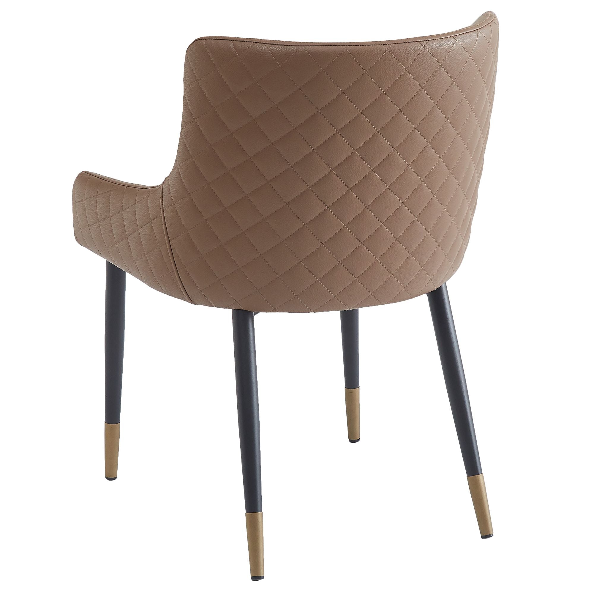 XANDER-SIDE CHAIR-BROWN 2 Pcs
