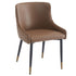 XANDER-SIDE CHAIR-BROWN 2 Pcs