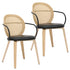 ORIAS-DINING CHAIR-LIGHT OAK 2 Pcs