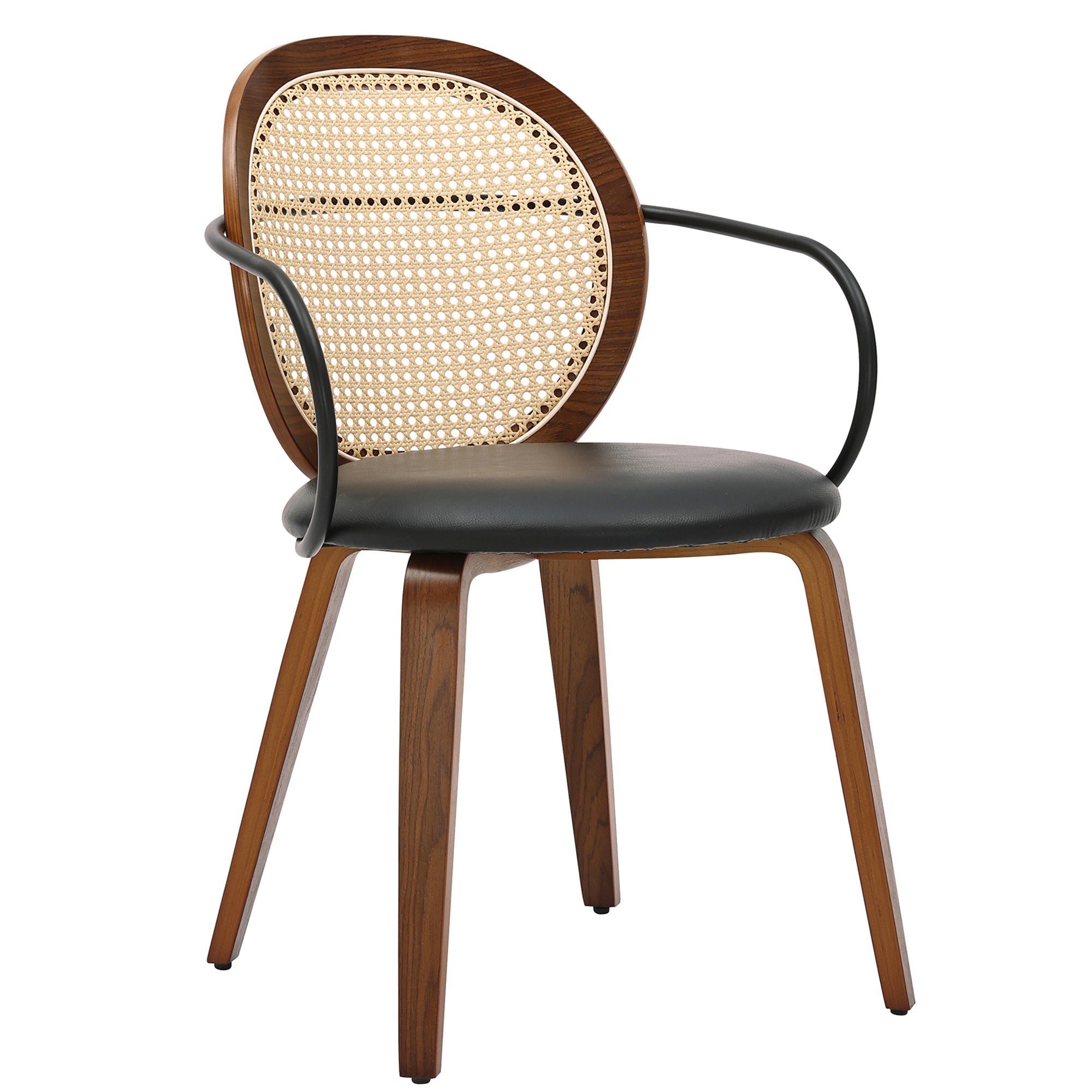ORIAS-DINING CHAIR-WALNUT 2 Pcs