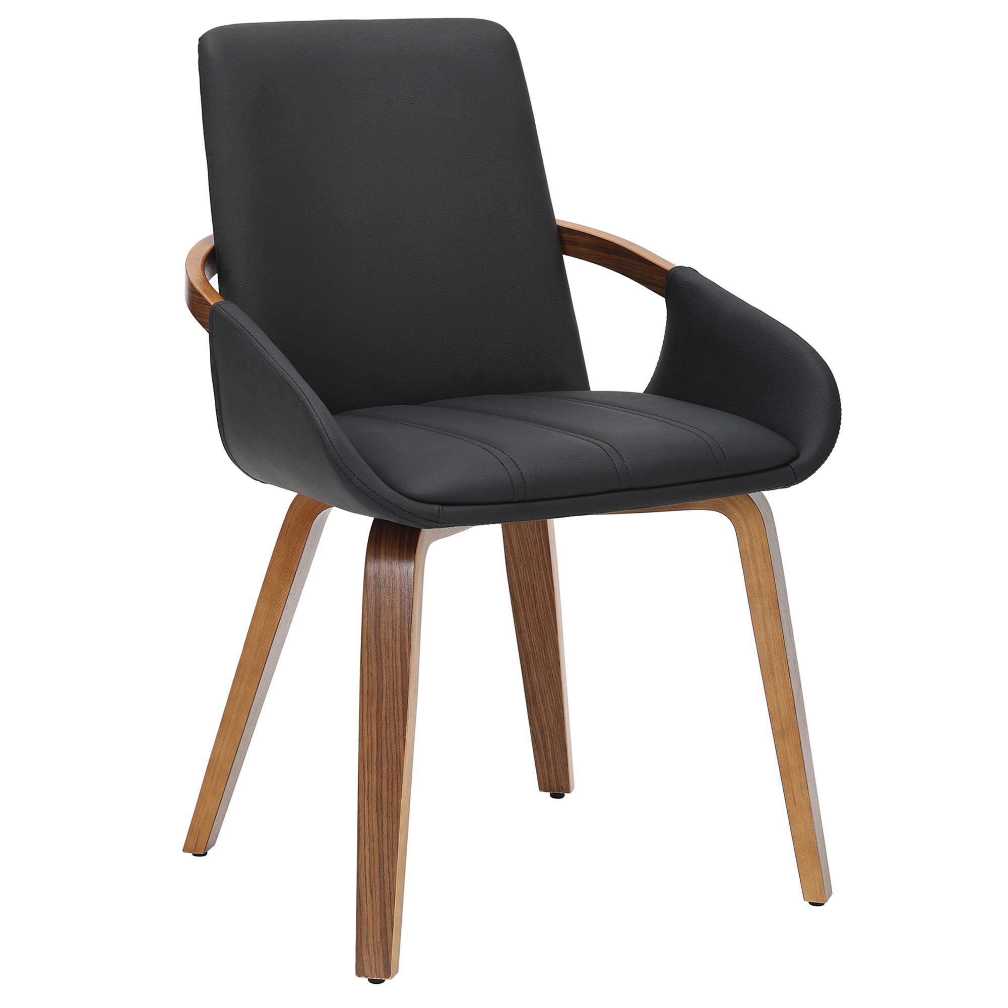 CASPIAN-DINING CHAIR-BLACK 2 Pcs