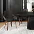 CASPIAN-DINING CHAIR-BLACK 2 Pcs