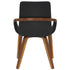 CASPIAN-DINING CHAIR-BLACK 2 Pcs