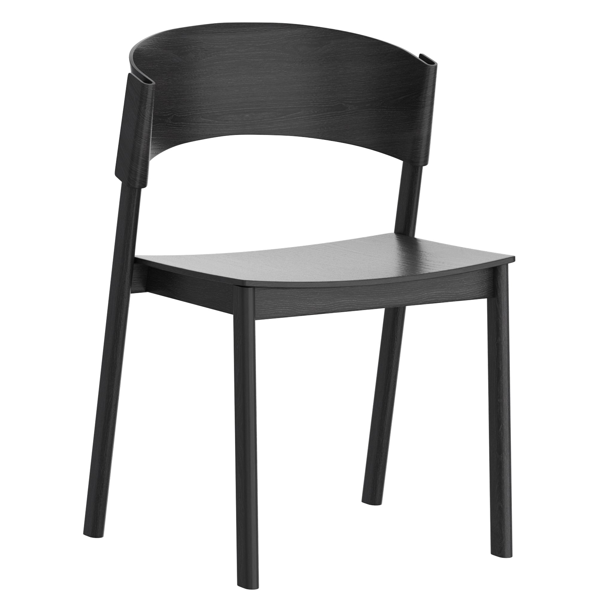 ELIAS-DINING CHAIR-BLACK 2 Pcs