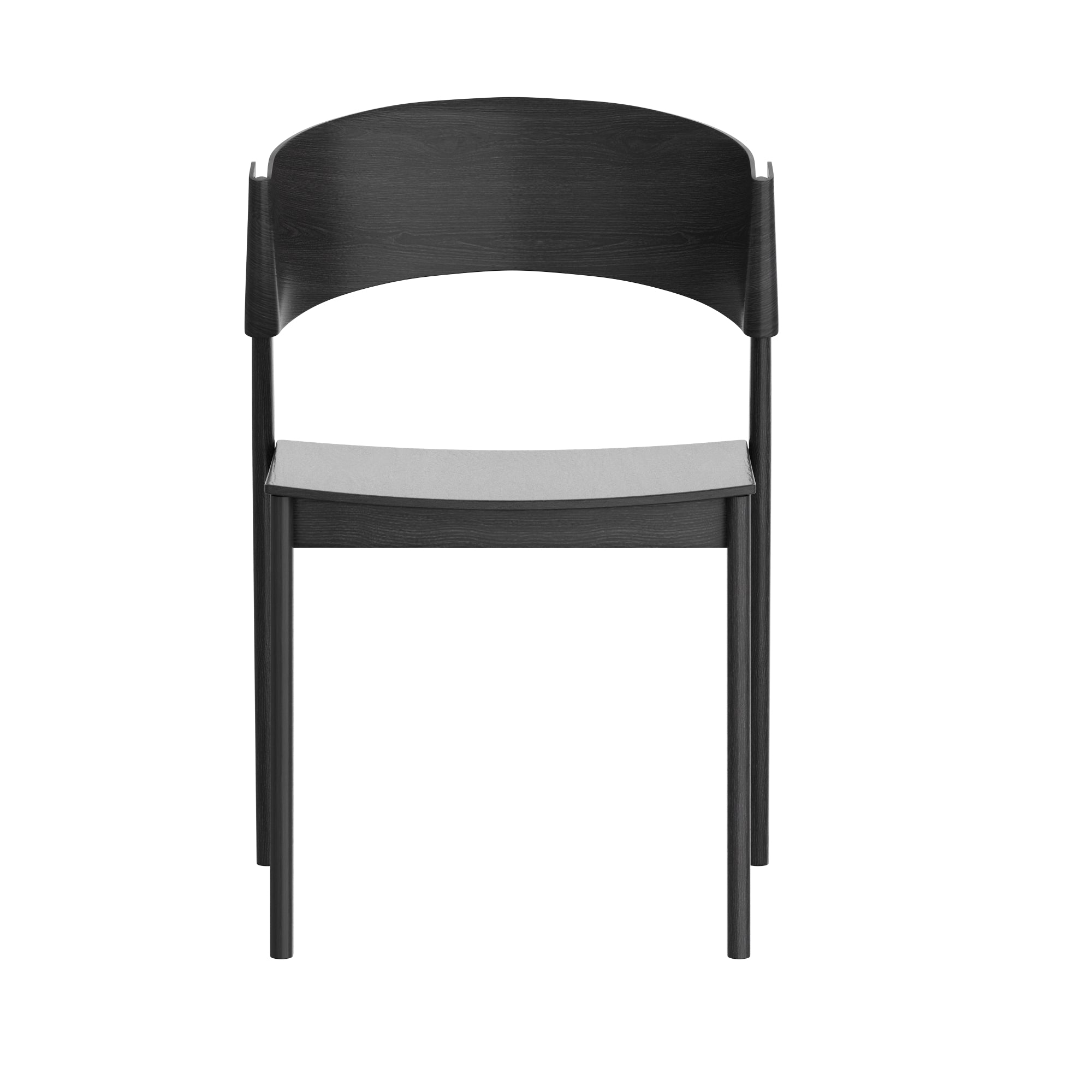 ELIAS-DINING CHAIR-BLACK 2 Pcs