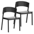 ELIAS-DINING CHAIR-BLACK 2 Pcs