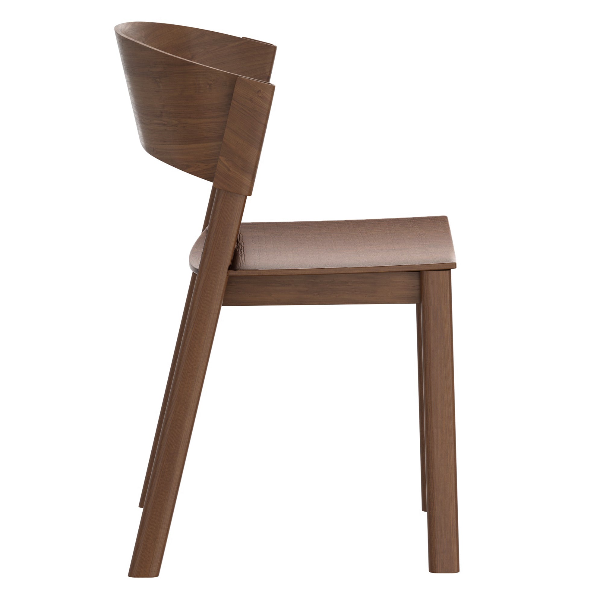 ELIAS-DINING CHAIR-WALNUT 2 Pcs