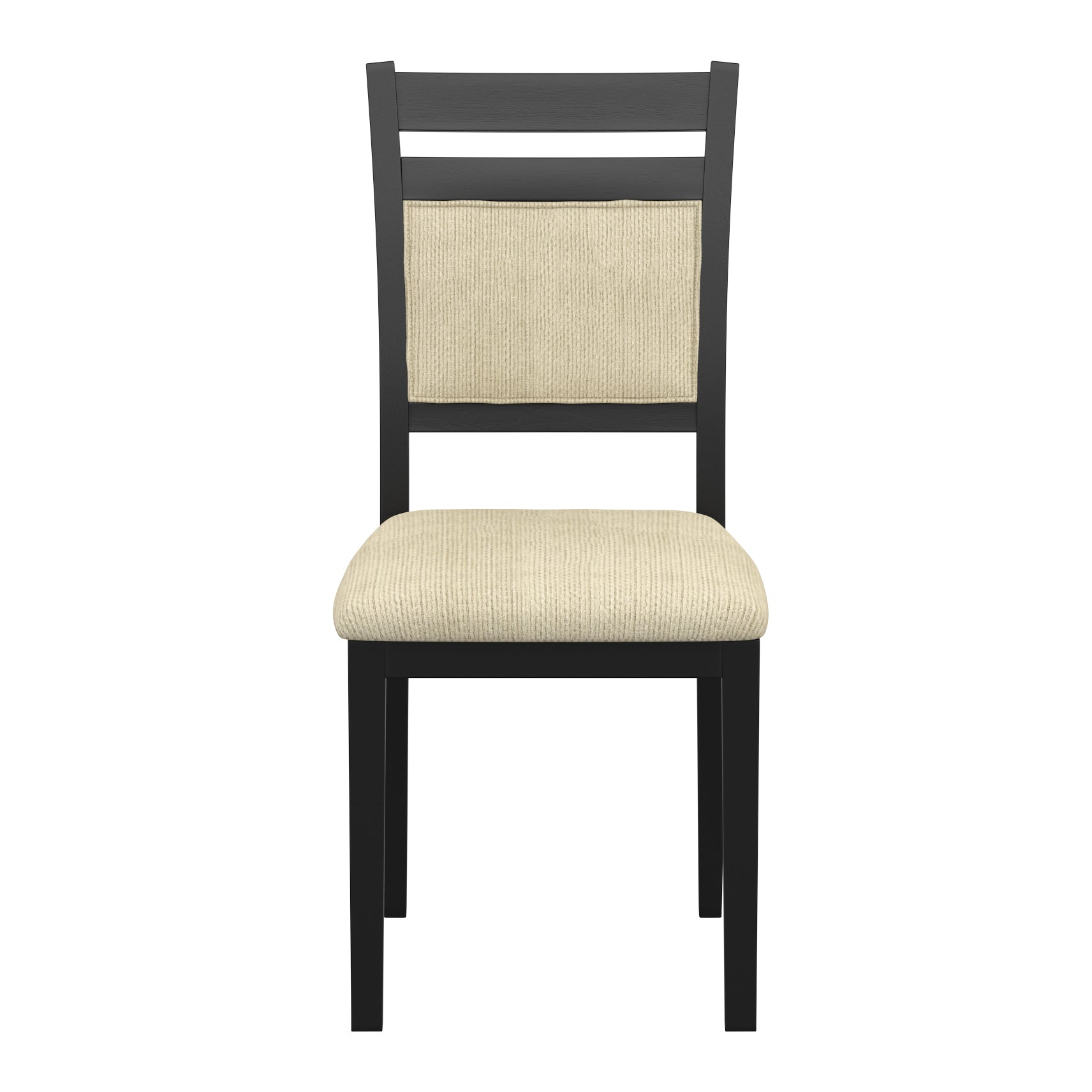 CONRAD-DINING CHAIR-BLACK 2 Pcs