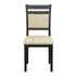 CONRAD-DINING CHAIR-BLACK 2 Pcs