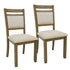 CONRAD-DINING CHAIR-WALNUT 2 Pcs