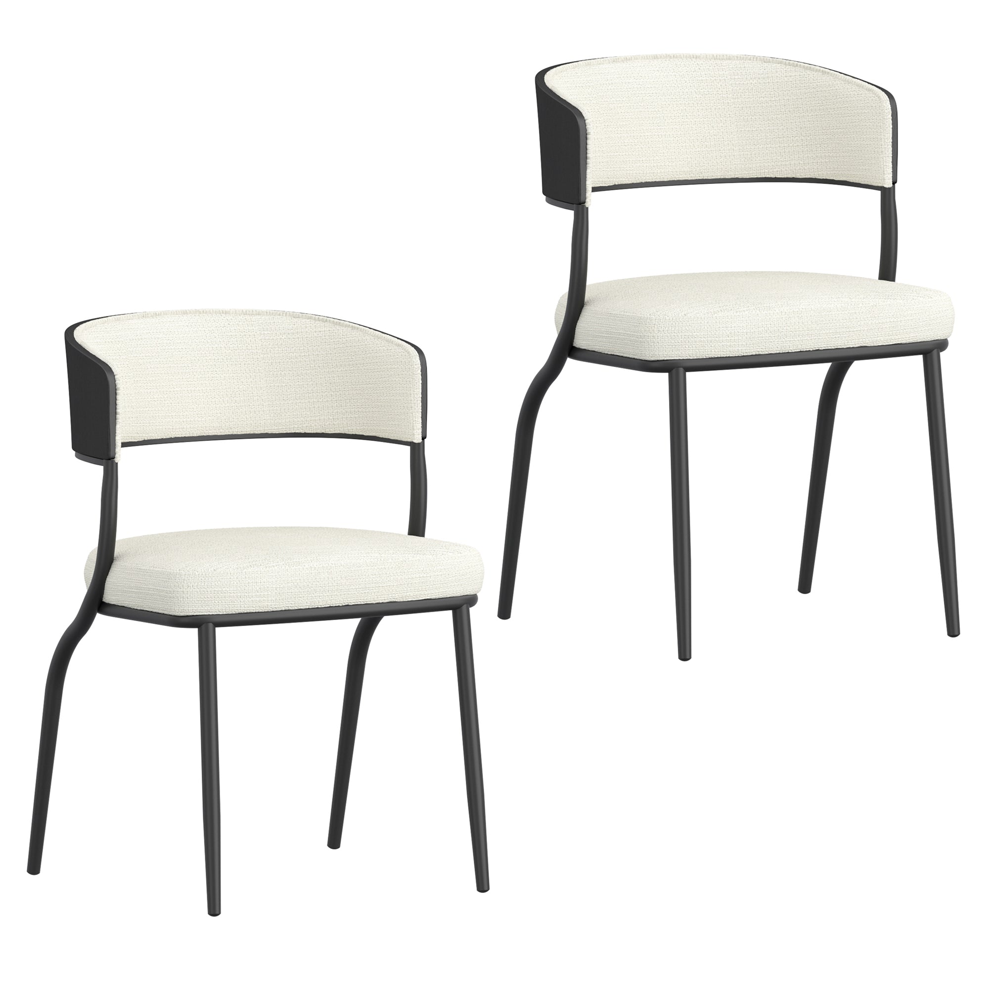 KAZAN-DINING CHAIR-IVORY 2 Pcs