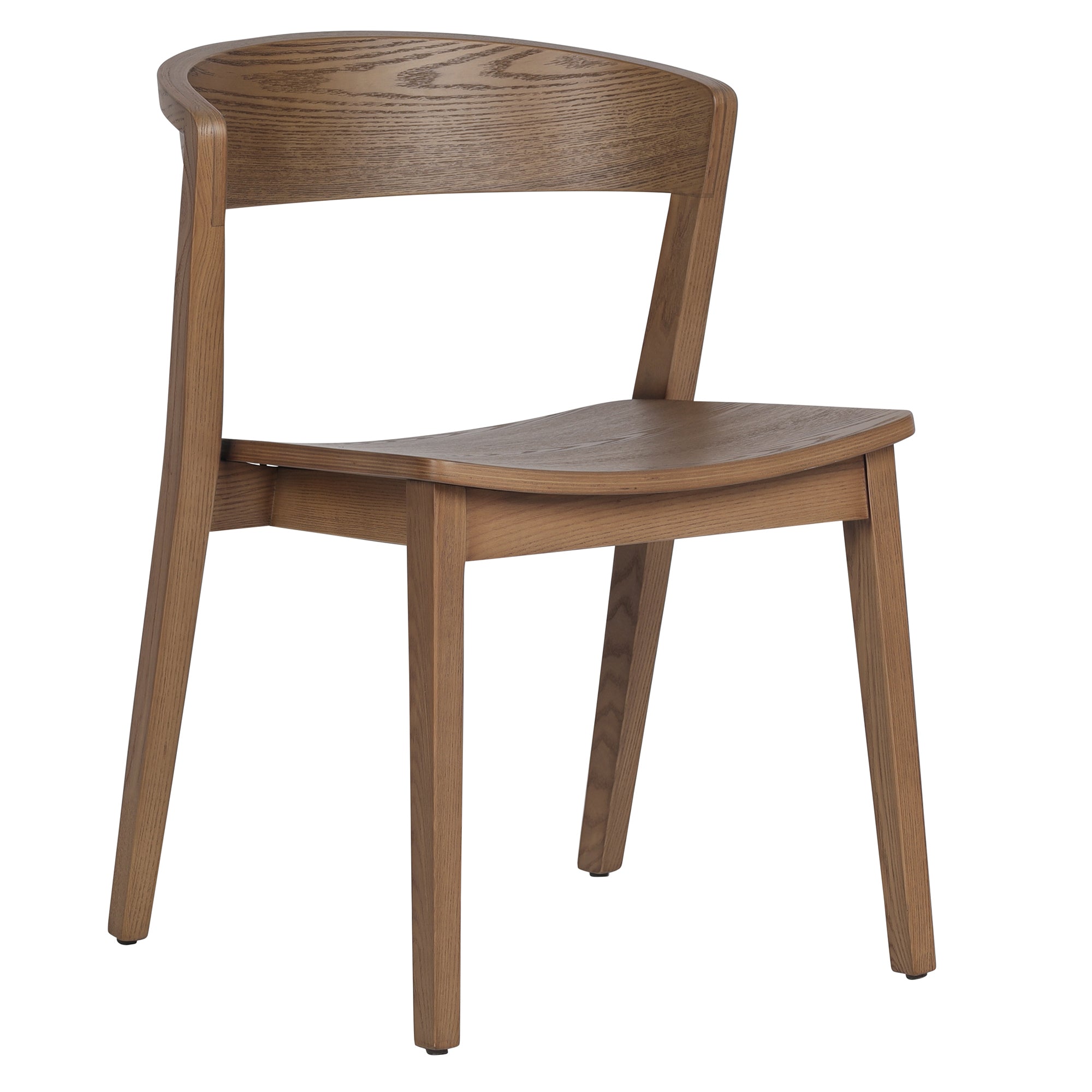 NICCO-DINING CHAIR-WALNUT 2 Pcs