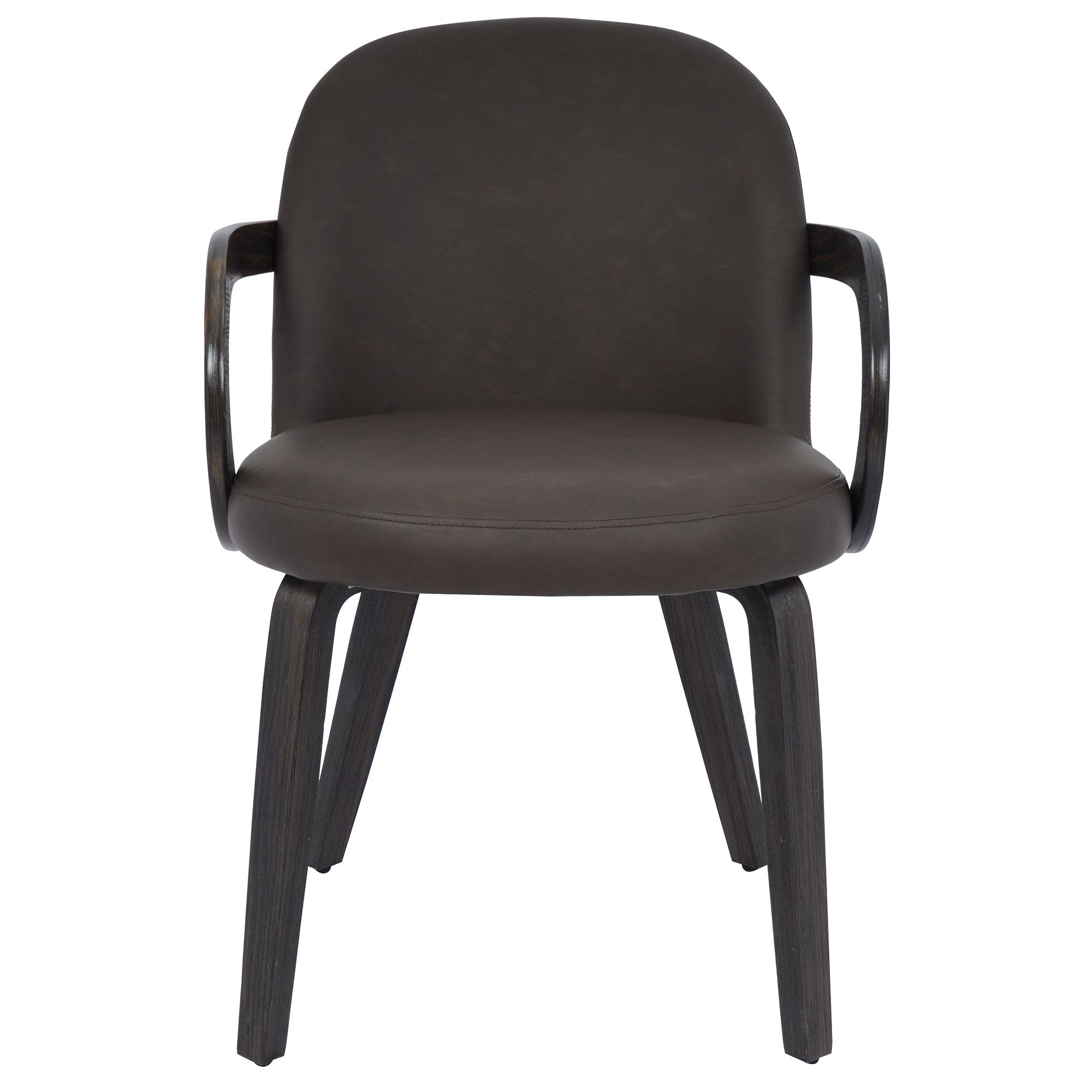 CELEST-DINING CHAIR-BROWN 2 Pcs