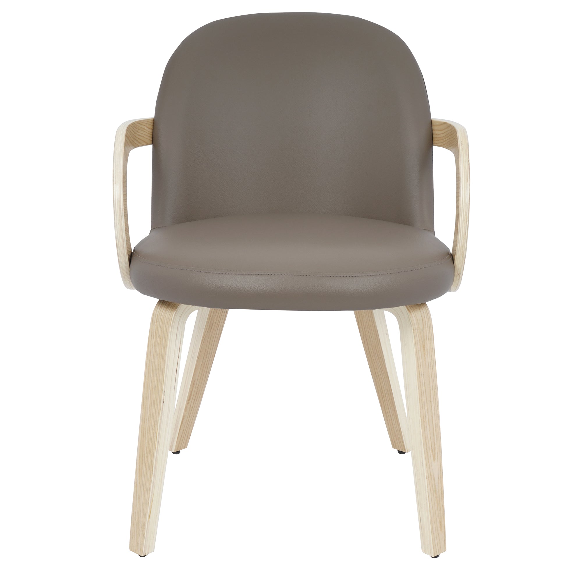 CELEST-DINING CHAIR-DARK TAUPE 2 Pcs
