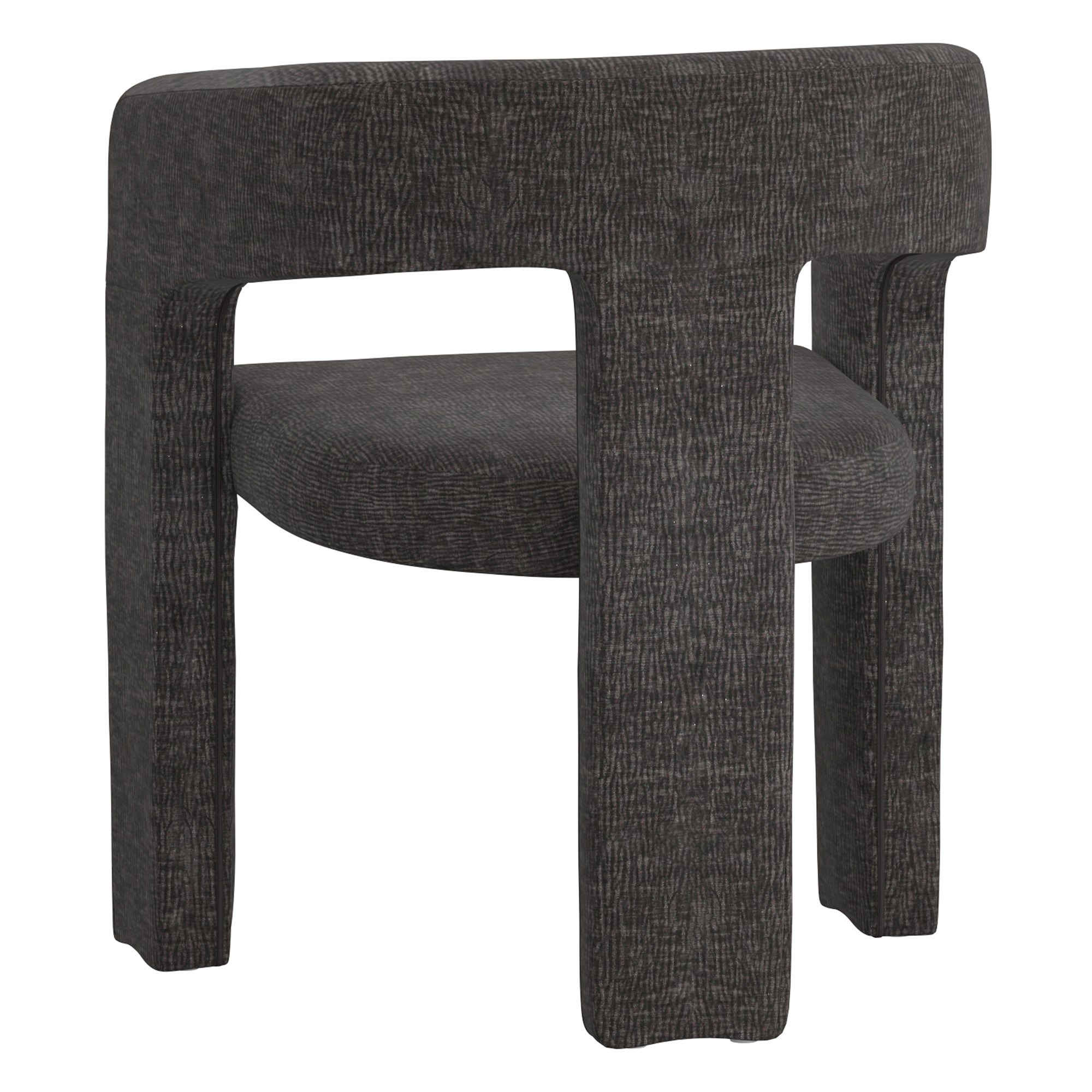 AMARA-DINING CHAIR-CHARCOAL 2 Pcs