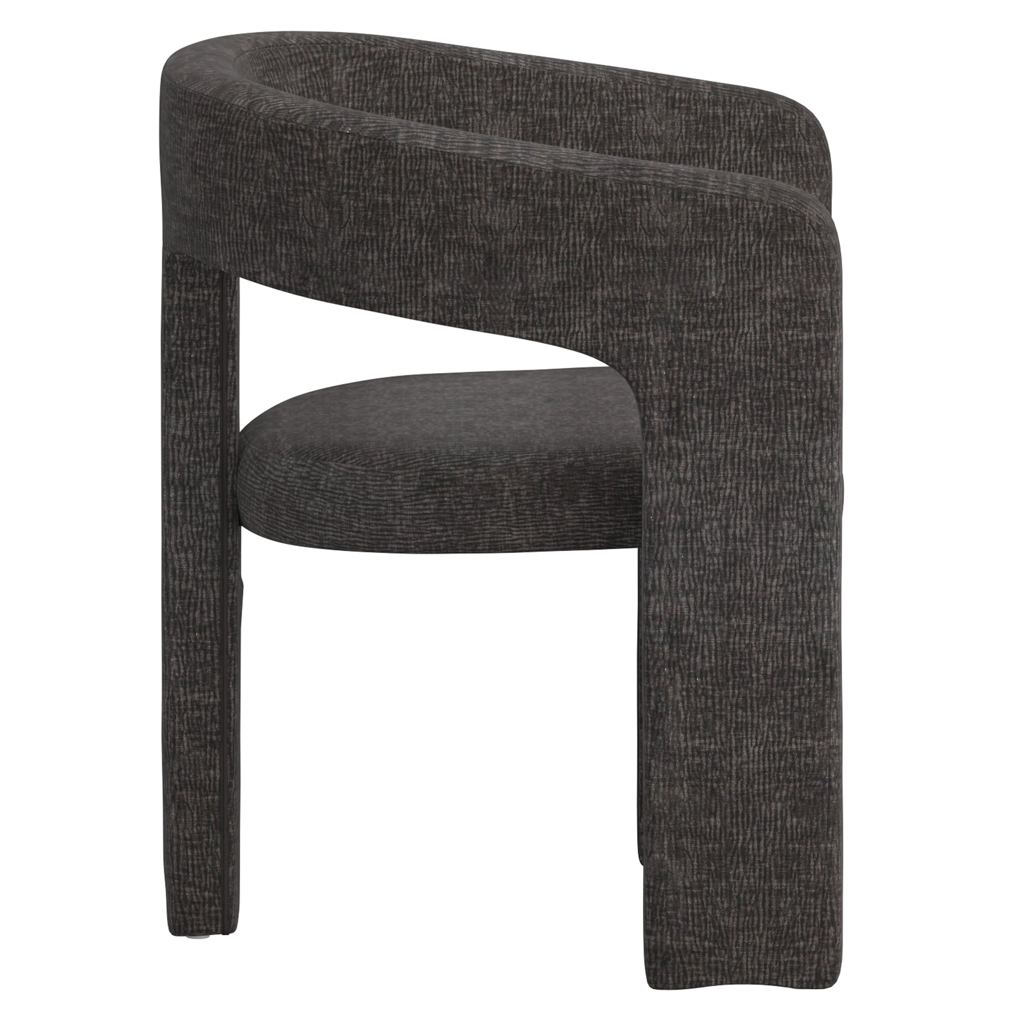 AMARA-DINING CHAIR-CHARCOAL 2 Pcs