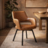 RYDER-DINING CHAIR-CAMEL 2 Pcs