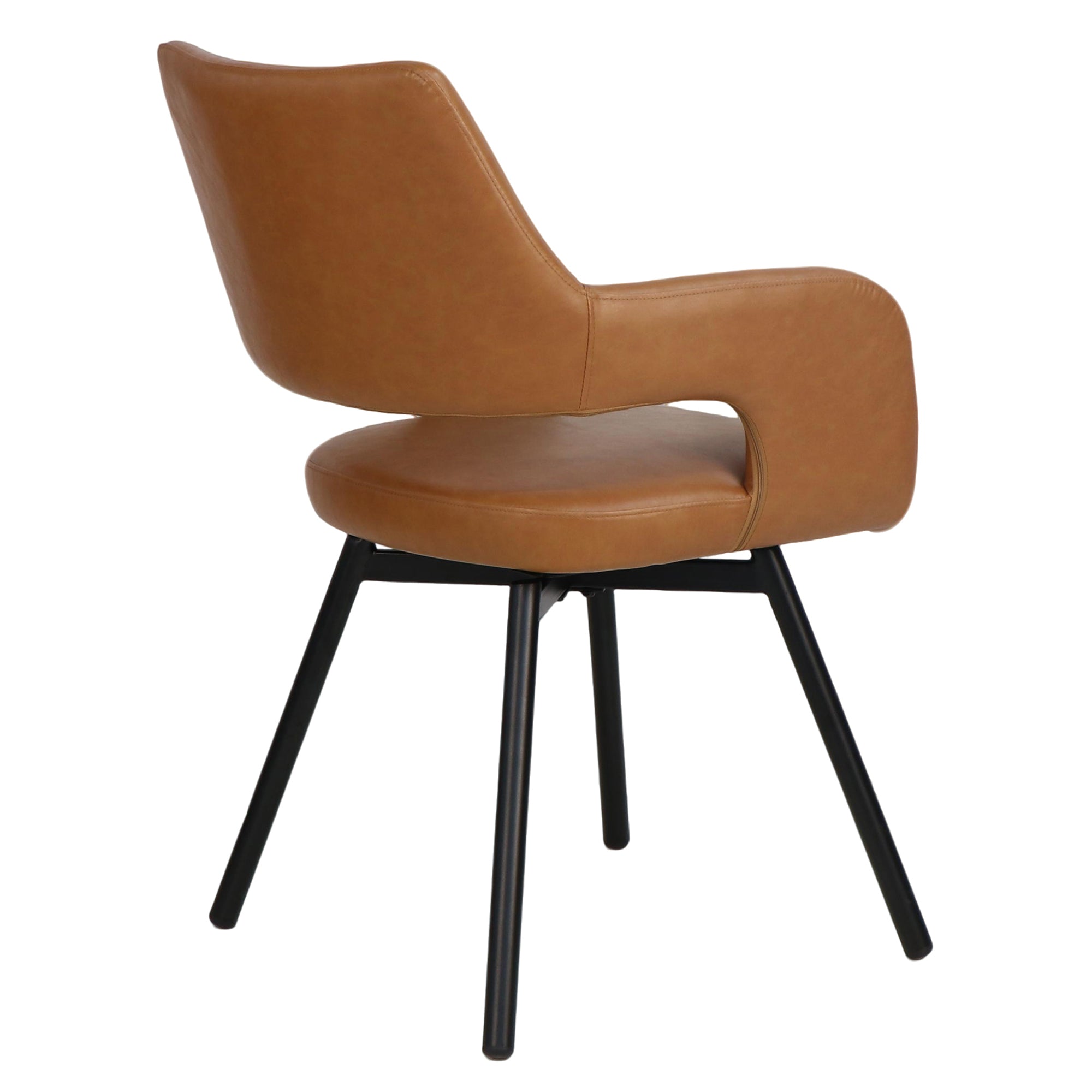RYDER-DINING CHAIR-CAMEL 2 Pcs