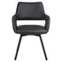 RYDER-DINING CHAIR-CHARCOAL 2 Pcs