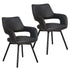 RYDER-DINING CHAIR-CHARCOAL 2 Pcs