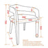 CADEN-DINING CHAIR-BEIGE 2 Pcs