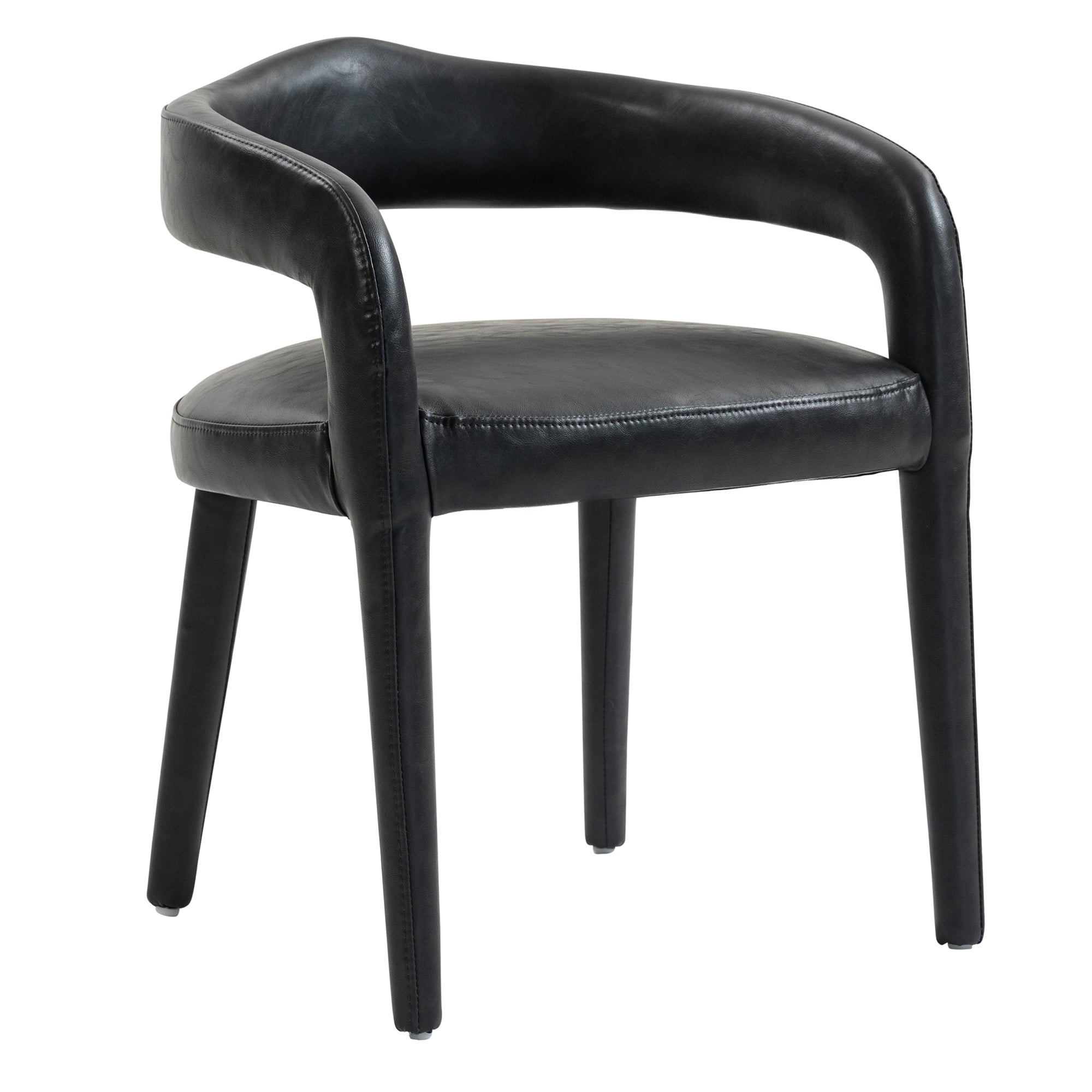 CADEN-DINING CHAIR-CHARCOAL 2 Pcs