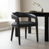 CADEN-DINING CHAIR-CHARCOAL 2 Pcs