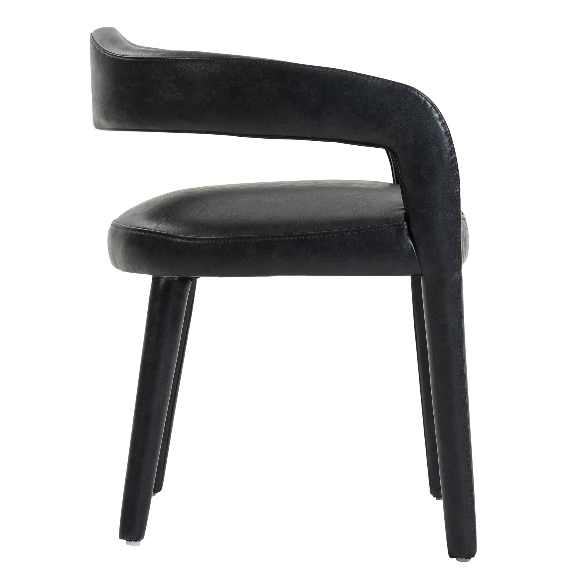 CADEN-DINING CHAIR-CHARCOAL 2 Pcs