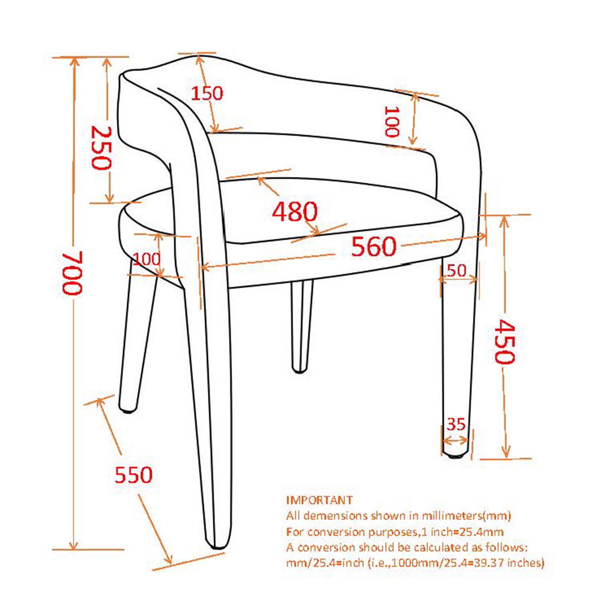 CADEN-DINING CHAIR-MOSS 2 Pcs