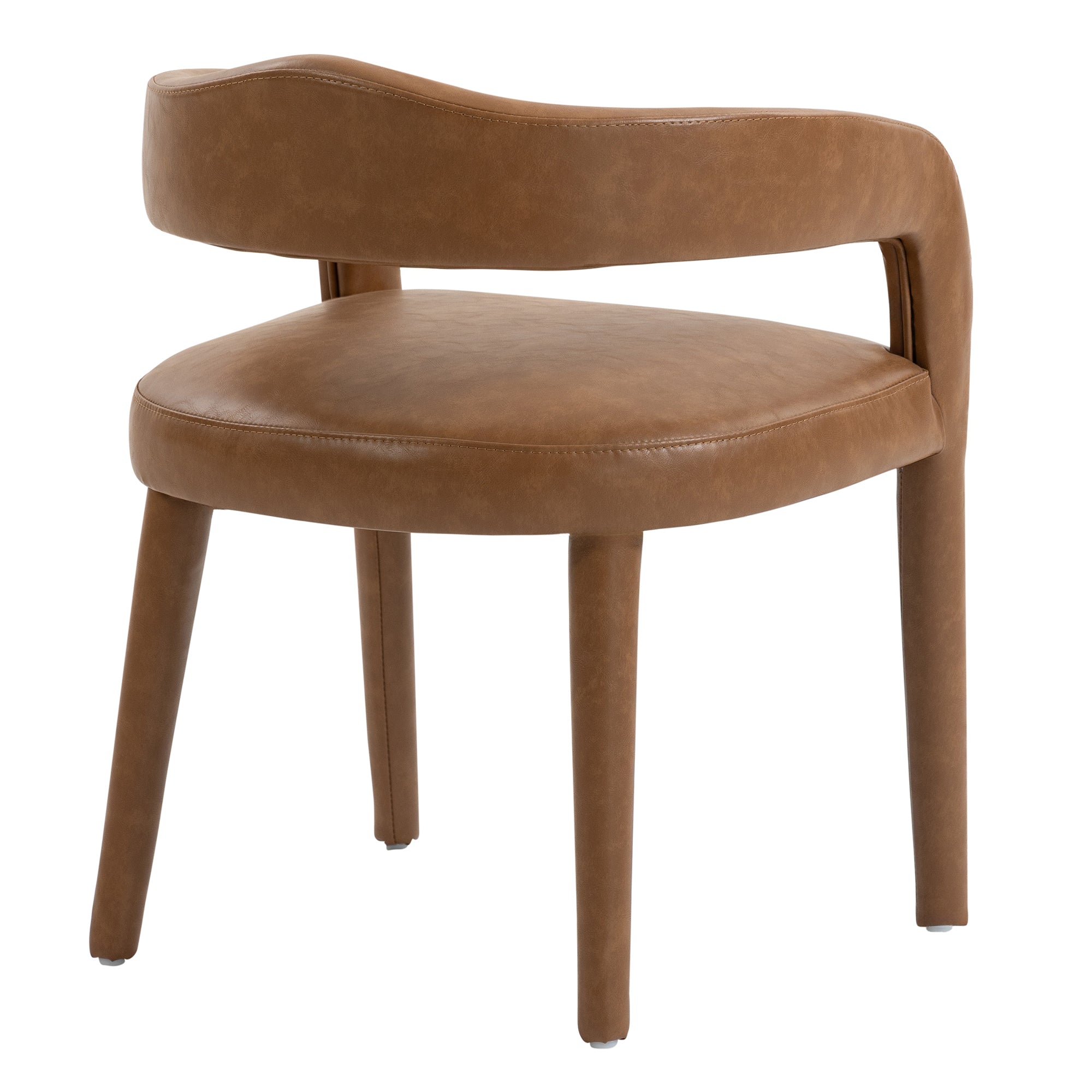 CADEN-DINING CHAIR-SADDLE 2 Pcs