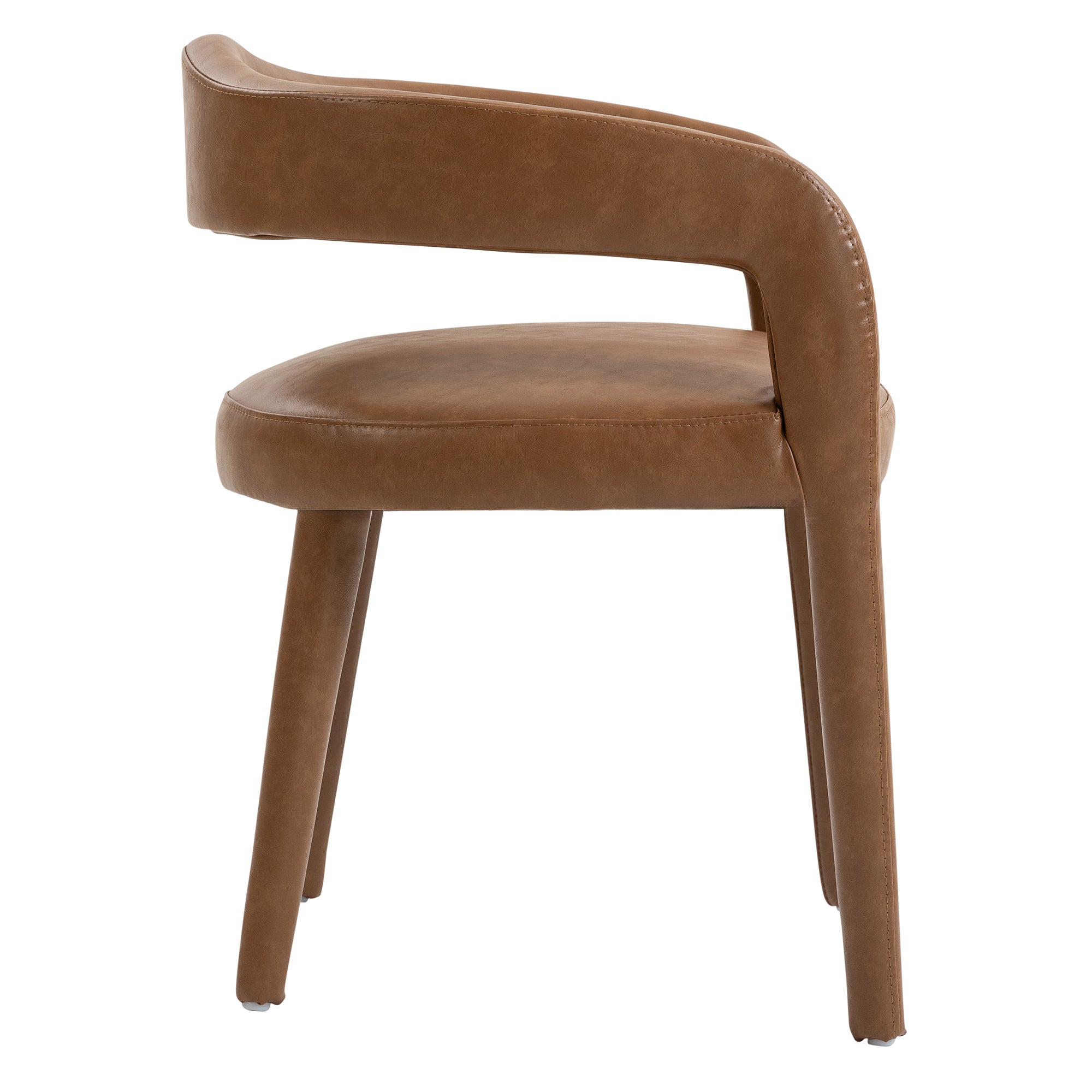CADEN-DINING CHAIR-SADDLE 2 Pcs