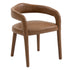 CADEN-DINING CHAIR-SADDLE 2 Pcs