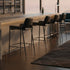 ICONA-30" BAR STOOL-BLACK - BLACK