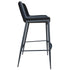 ICONA-30" BAR STOOL-BLACK - BLACK