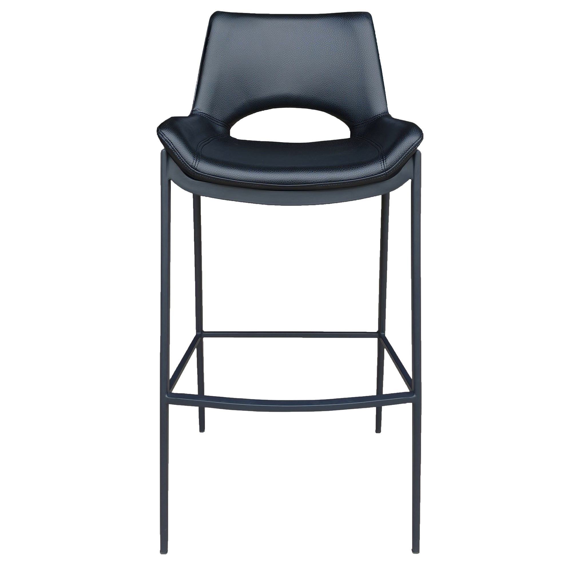 ICONA-30" BAR STOOL-BLACK - BLACK