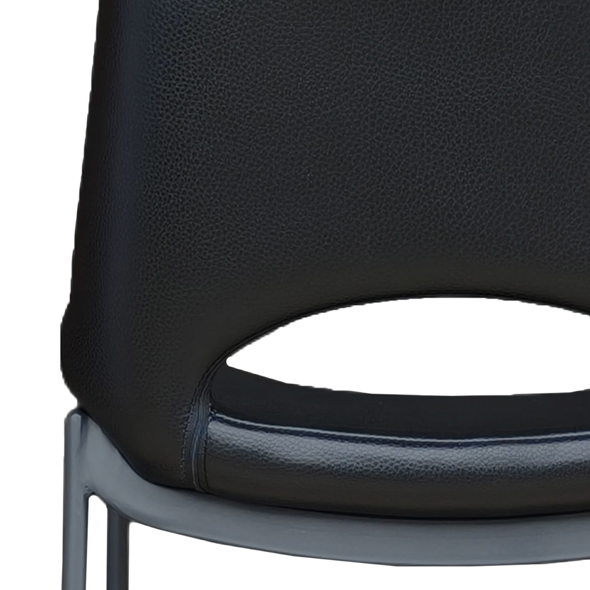 ICONA-30" BAR STOOL-BLACK - BLACK