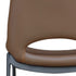 ICONA-30" BAR STOOL-SADDLE - BLACK