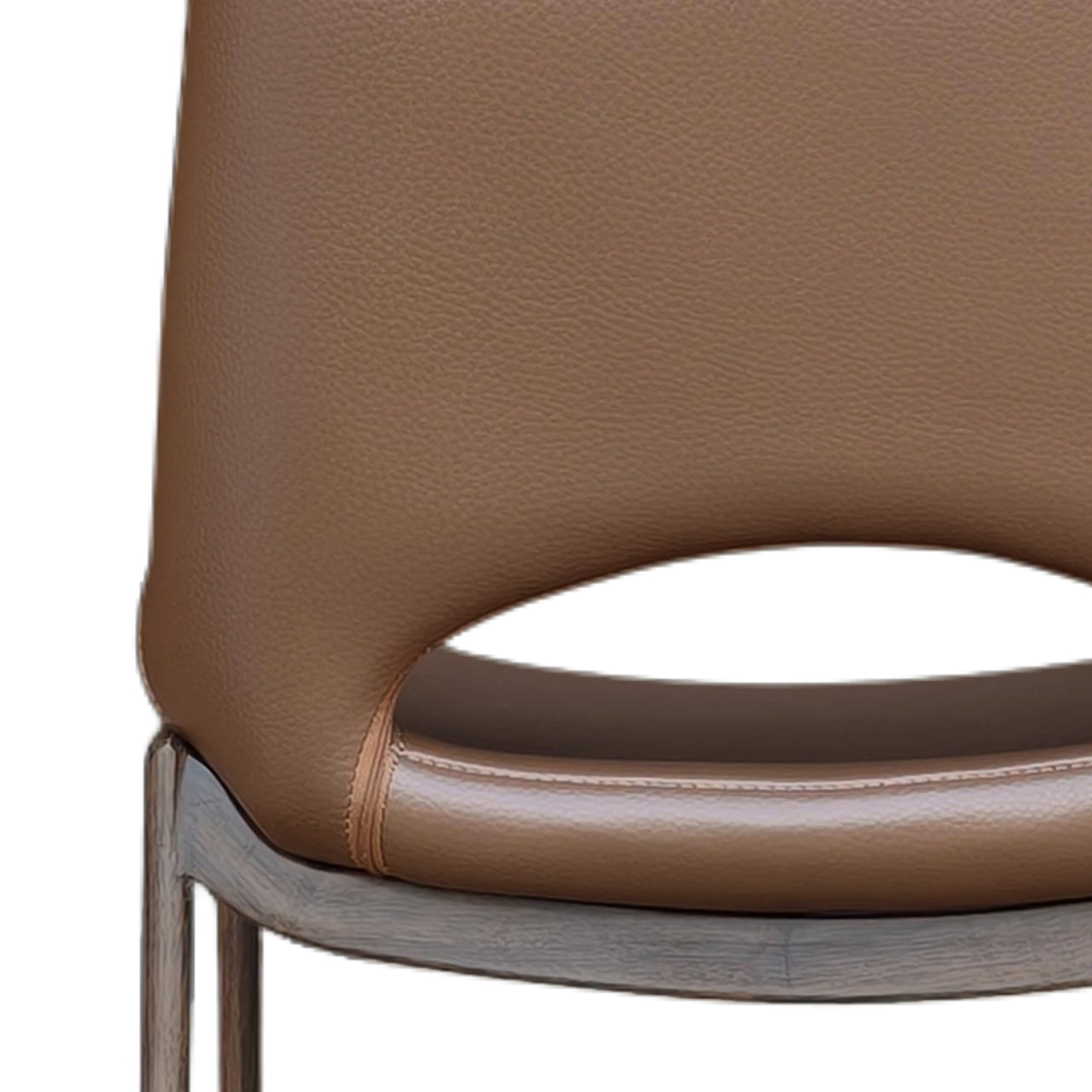 ICONA-30" BAR STOOL-SADDLE - WALNUT